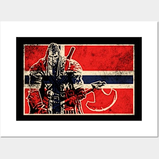 Norwegian Viking Warrior Posters and Art